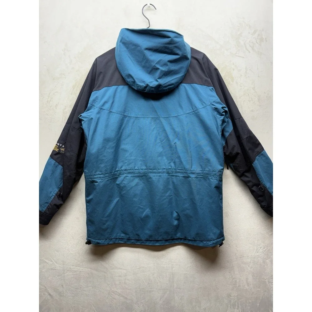 Mountain HardWear Conduit Jacket Women's 10 Blue Hooded Full Zip Ski Snow Rain